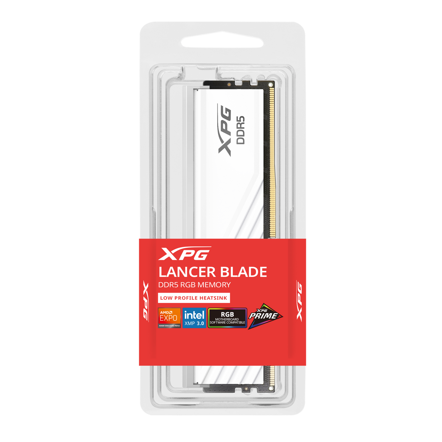 XPG LANCER RGB 16GB (1 * 16 GB) DDR5 6000 MHZ CL 36-38-38 DESKTOP MEMORY RAM - AX5U6000C3616G-SLABRWH (WHITE)