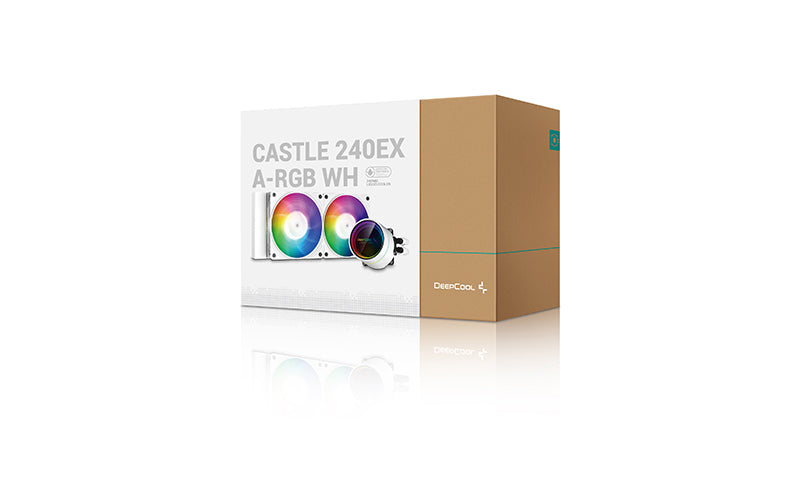 FAN-DEEPCOOL-CASTLE-240-EX-ARGB-WHITE