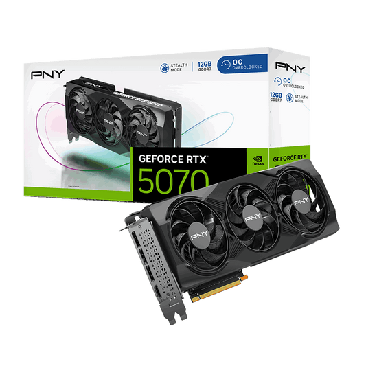 PNY GeForce RTX 5070 OC 12GB GDDR7 PCIe 5.0 Graphics Card