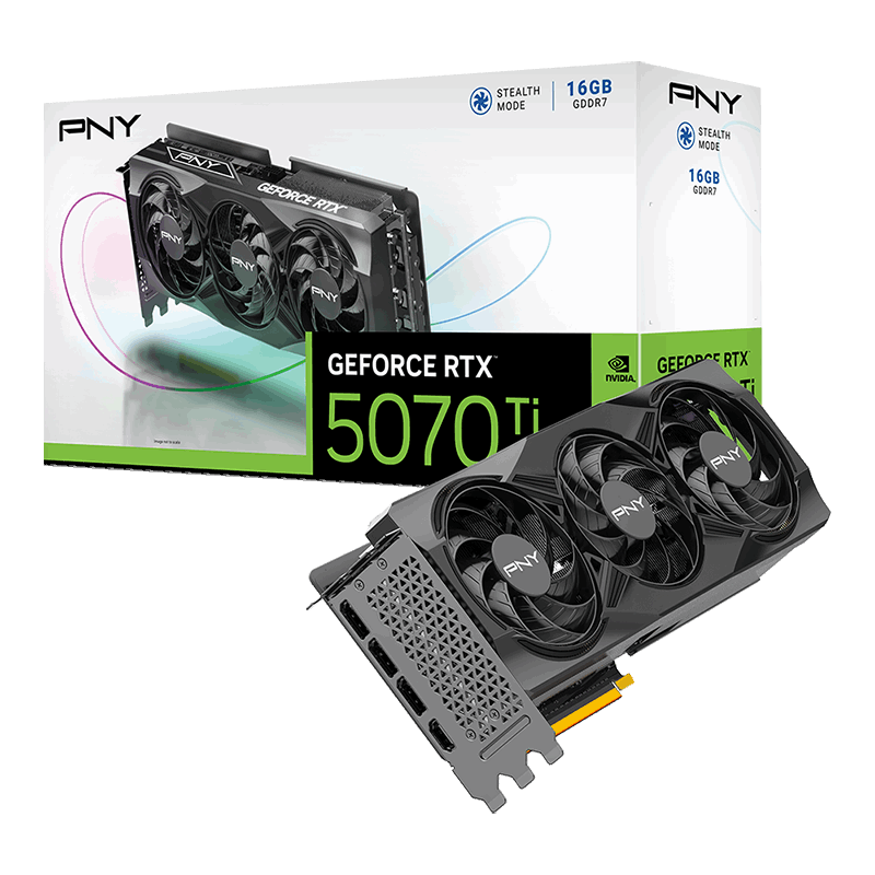 PNY GeForce RTX 5070 Ti 16GB GDDR7 Graphics Card