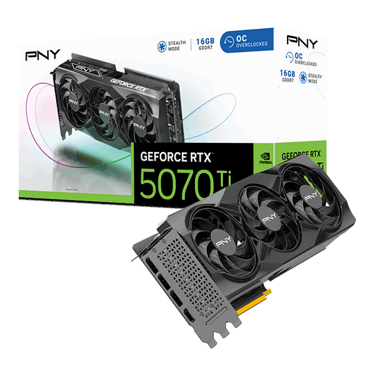 PNY GeForce RTX 5070 Ti OC 16GB GDDR7 Graphics Card