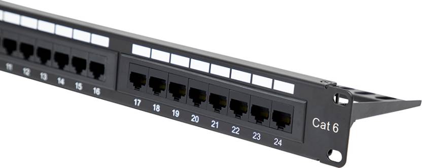 HONEYWELL CAT 6 PATCH PANEL UTP LOADED 24 PORT LAN ADAPTER