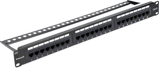 HONEYWELL CAT 6 PATCH PANEL UTP LOADED 24 PORT LAN ADAPTER