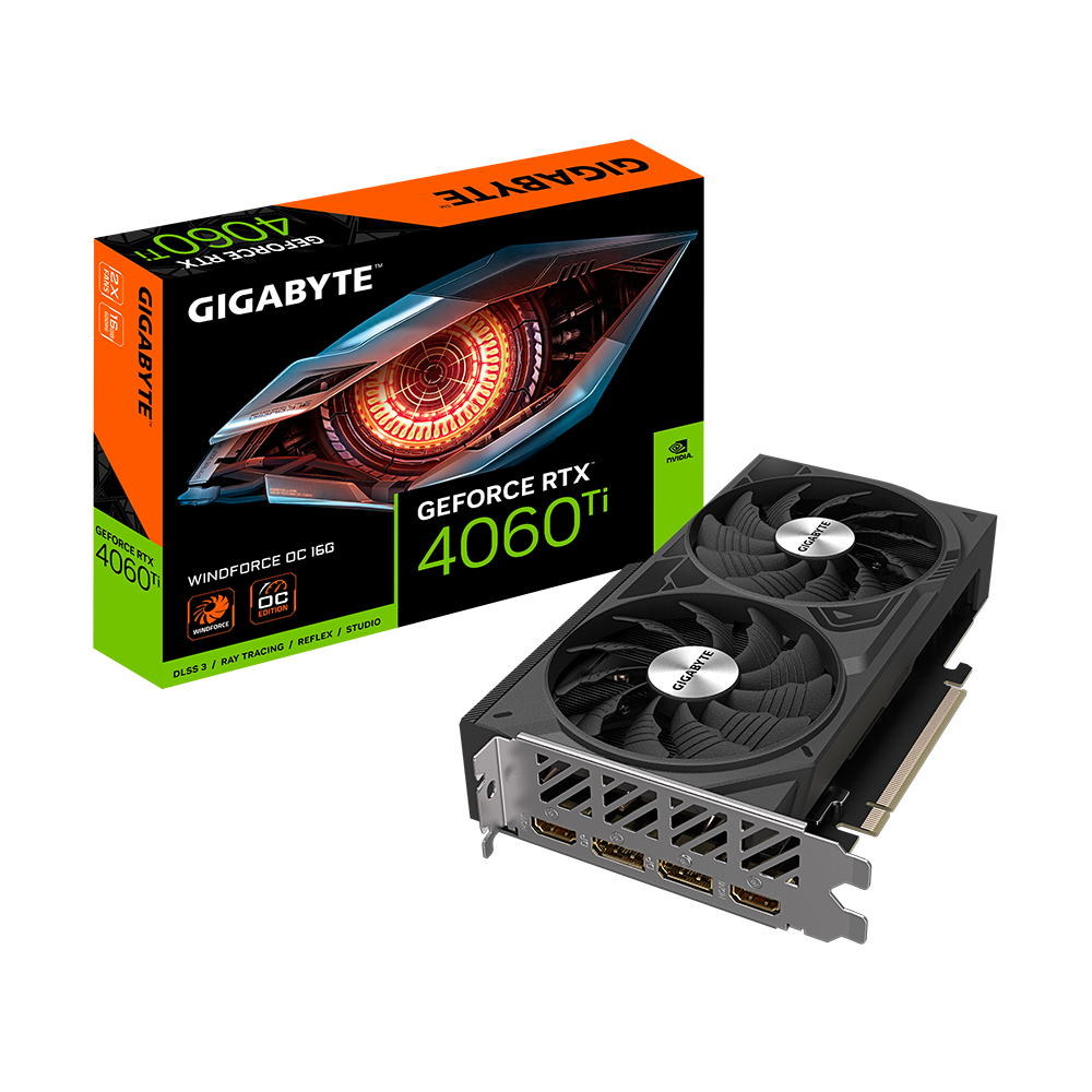 GIGABYTE GEFORCE RTX 4060 TI 8GB WINDFORCE OC GRAPHIC CARD