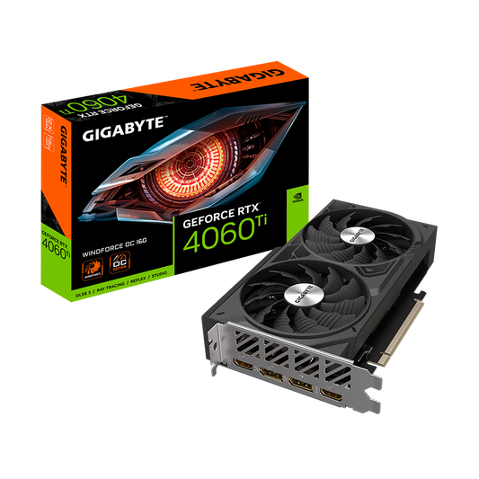 GIGABYTE GEFORCE RTX 4060 TI 8GB WINDFORCE OC GRAPHIC CARD