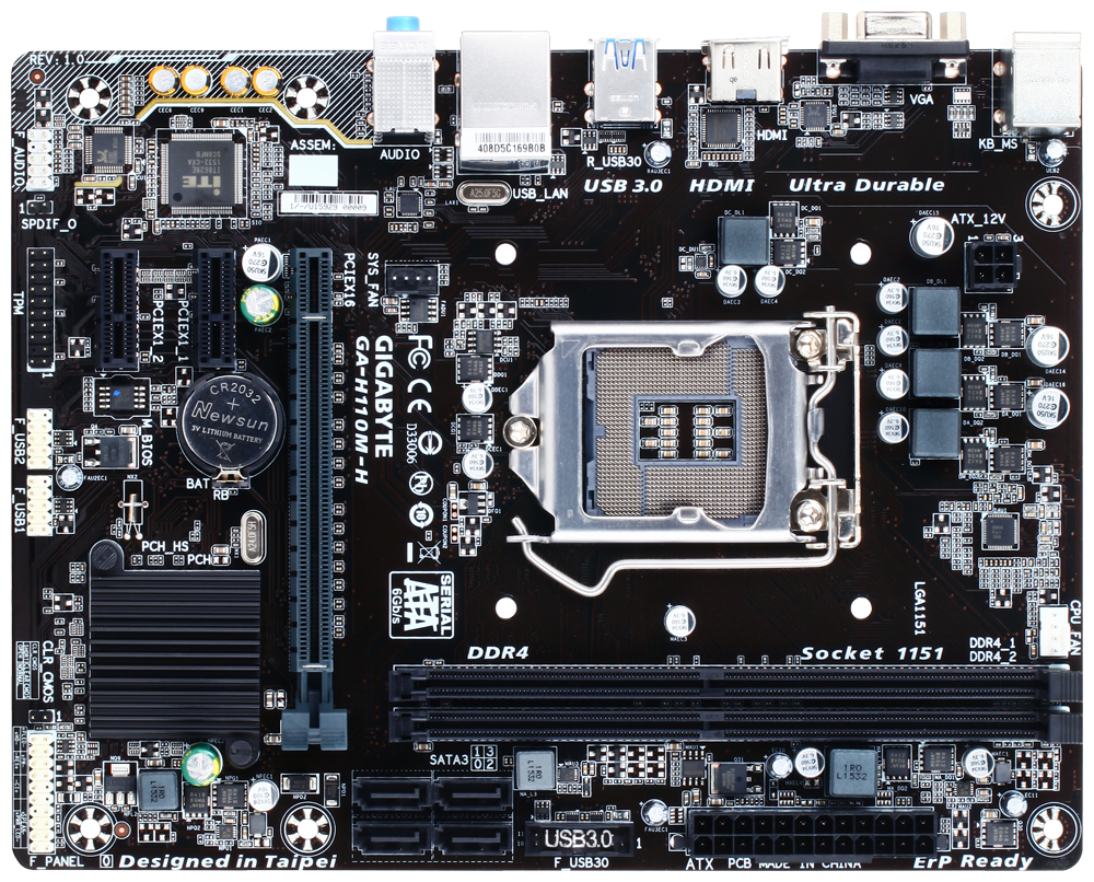 MBD-GIGABYTE-(GA-H110M-H)