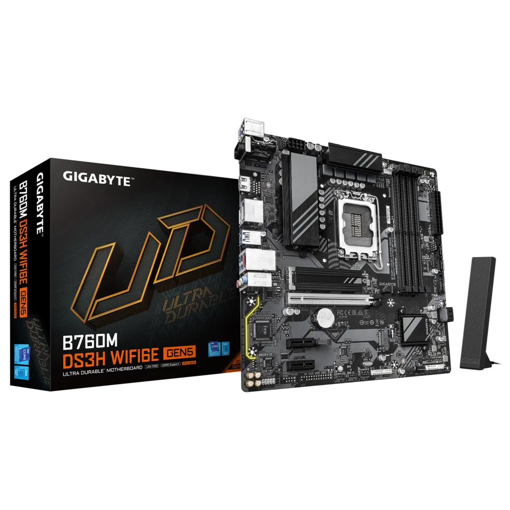 GIGABYTE GA-B760M-DS3H WIFI6E GEN5