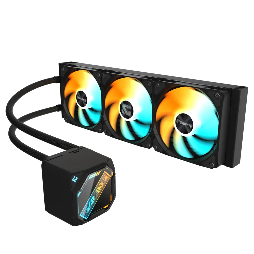 GIGABYTE GAMING 360 ARGB 360mm CPU Liquid Cooler (Black)