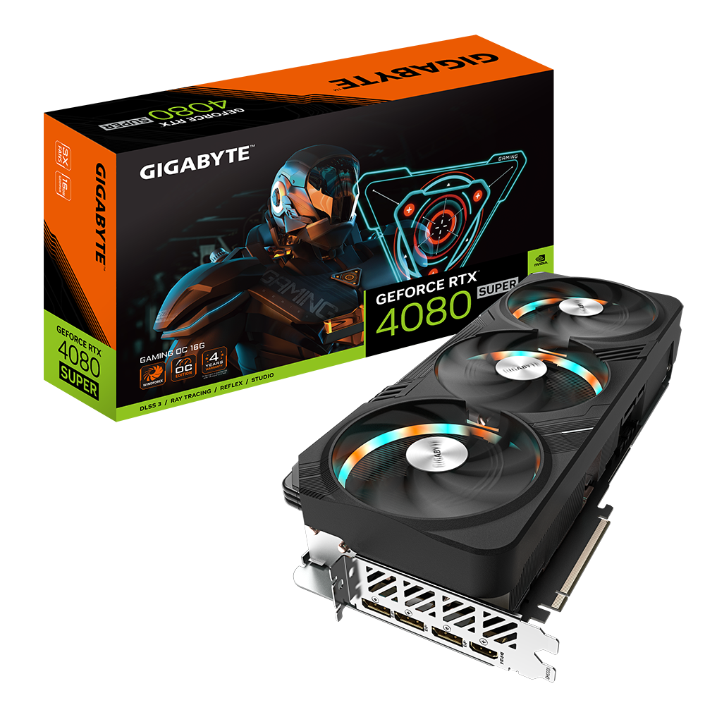 GIGABYTE GEFORCE RTX 4080 SUPER 16GB GAMING OC GRAPHIC CARD