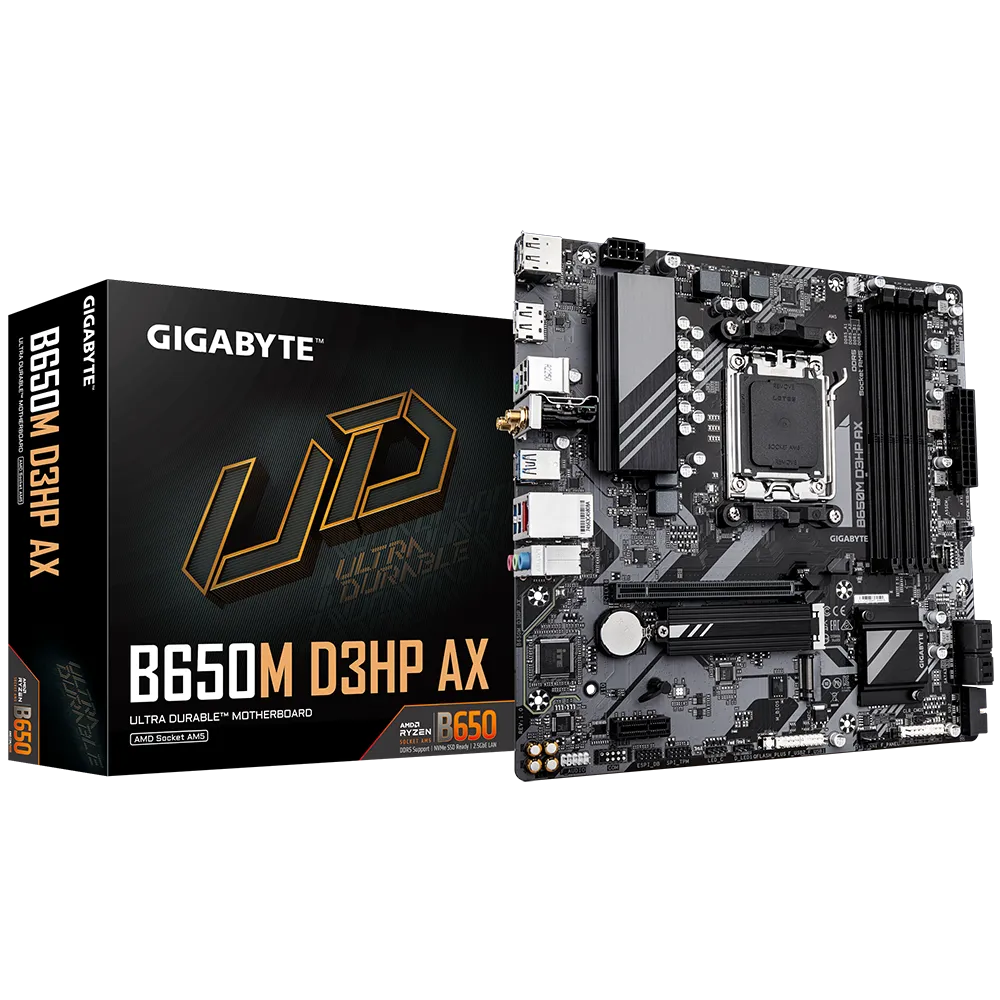 GIGABYTE AMD B650M D3HP AX DDR5 MOTHERBOARD