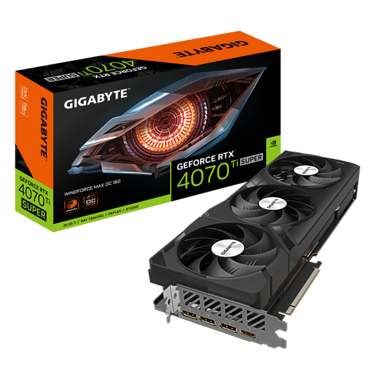 GIGABYTE GEFORCE RTX 4070 TI SUPER WINDFORCE OC 16GB GRAPHIC CARD