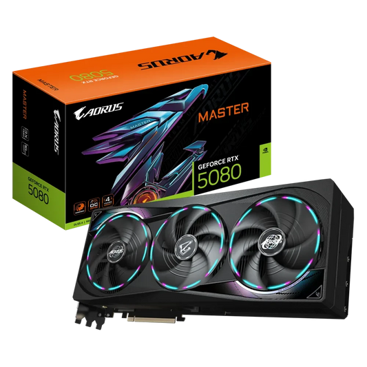 GIGABYTE AORUS RTX 5080 MASTER 16GB GRAPHICS CARD