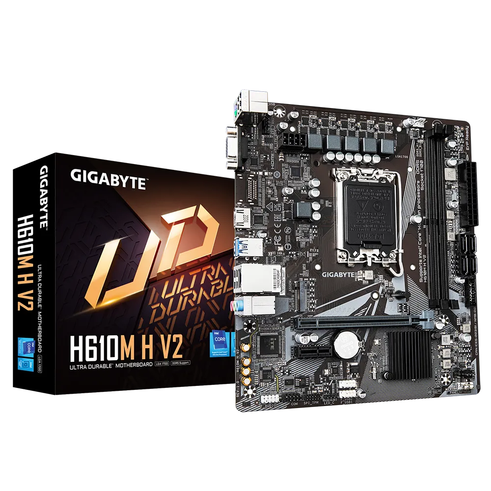 GIGABYTE H610M H V2 DDR5 MOTHERBOARD