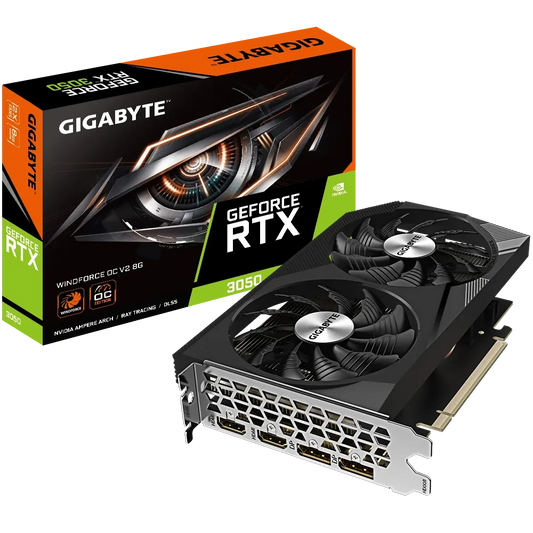 Gigabyte RTX 3050 Windforce OC V2 8GB Gaming Graphics Card