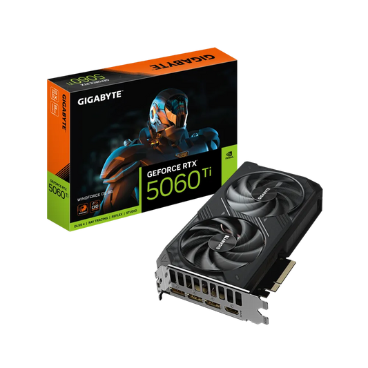 Gigabyte RTX 5060 Ti Windforce OC 8GB GDDR7 Graphics Card