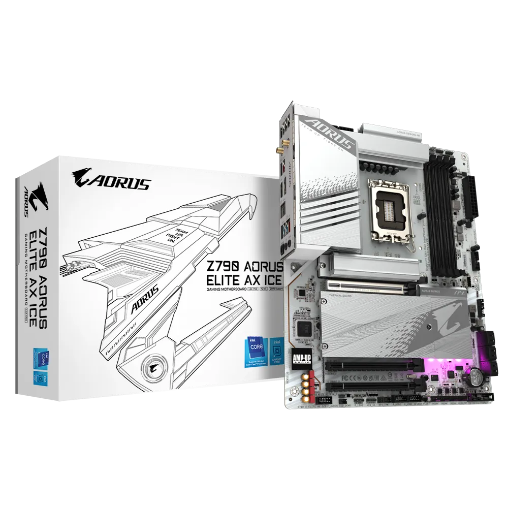 GIGABYTE Z790 AORUS ELITE AX ICE DDR5 MOTHERBOARD