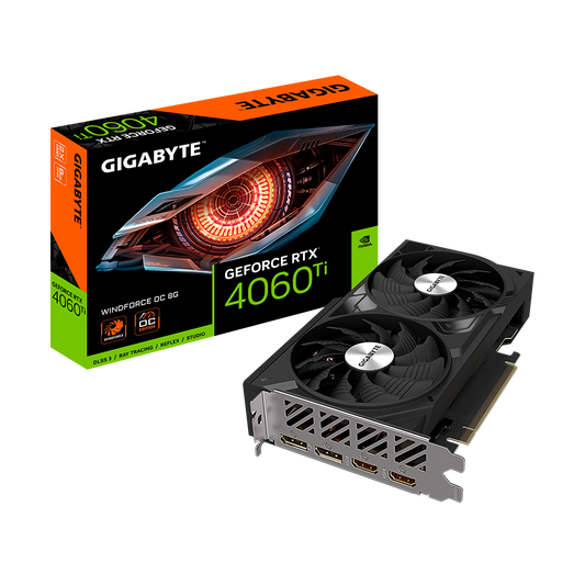 GIGABYTE GEFORCE RTX 4060 TI 8GB WINDFORCE OC GRAPHIC CARD