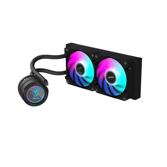 GIGABYTE AORUS WATERFORCE II 240 ARGB 240MM CPU LIQUID COOLER (BLACK)