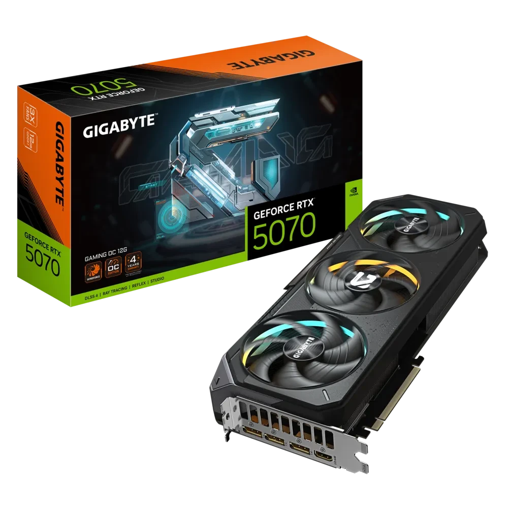 GIGABYTE GEFORCE RTX5070 GAMING OC 12GB GDDR7