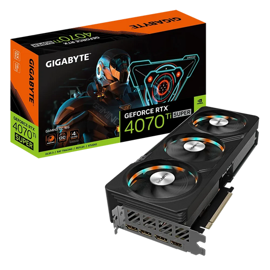 GIGABYTE GEFORCE RTX 4070TI SUPER GV-N407TSGAMING OC-16GD GRAPHIC CARD GV-N407TSGAMING OC-16GD