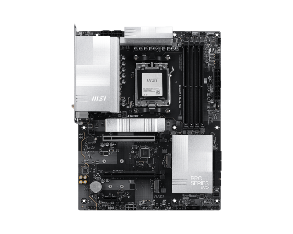 MSI PRO X870E-S EVO DDR5 AM5 WIFI Motherboard