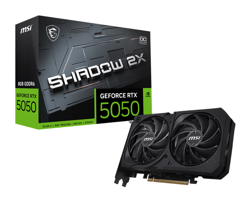 MSI GeForce RTX 5050 8G SHADOW 2X OC Graphic Cards