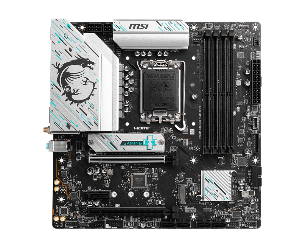 MSI B760M GAMING PLUS WIFI DDR5 MOTHERBOARD