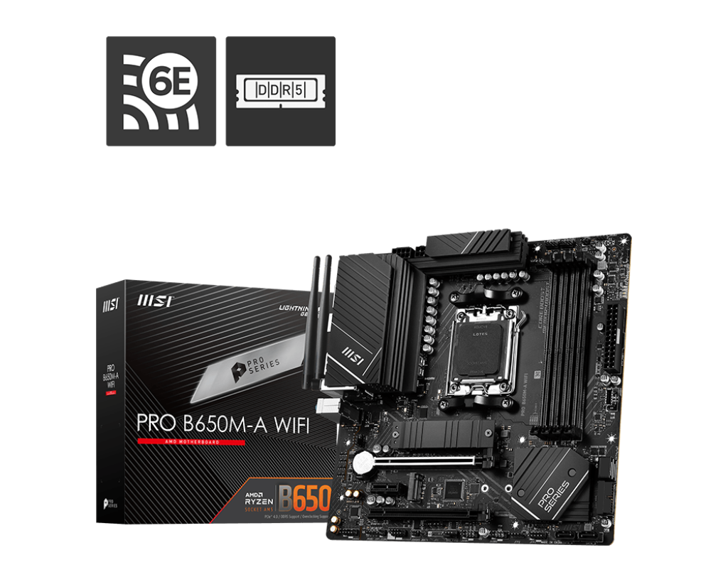 MSI B650M-A PRO WIFI AMD AM5 MOTHERBOARD