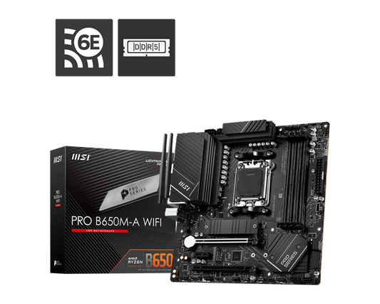 MSI B650M-A PRO WIFI AMD AM5 MOTHERBOARD