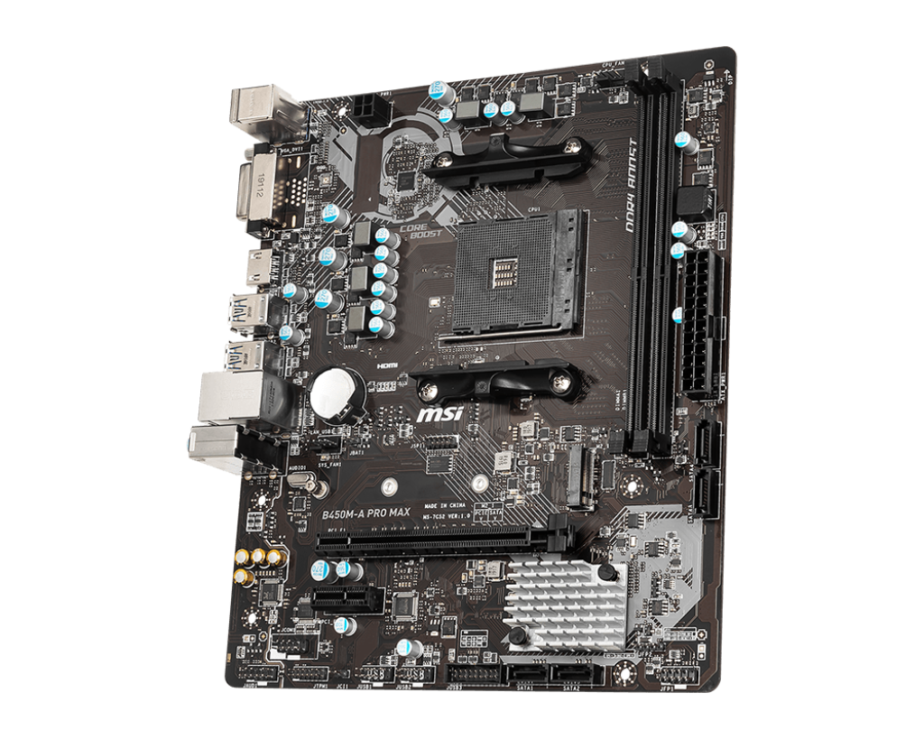 MSI B450M-A PRO MAX AMD AM4 MOTHERBOARD