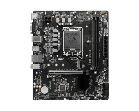 MSI PRO H610M-E INTEL LGA1700 MOTHERBOARD