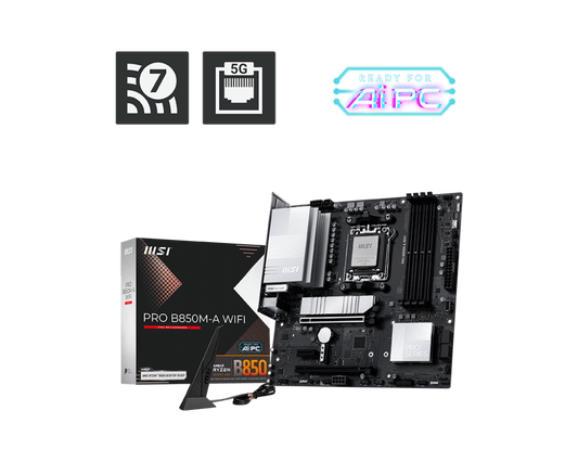 MSI B850M-A PRO WIFI DDR5 M-ATX Motherboard