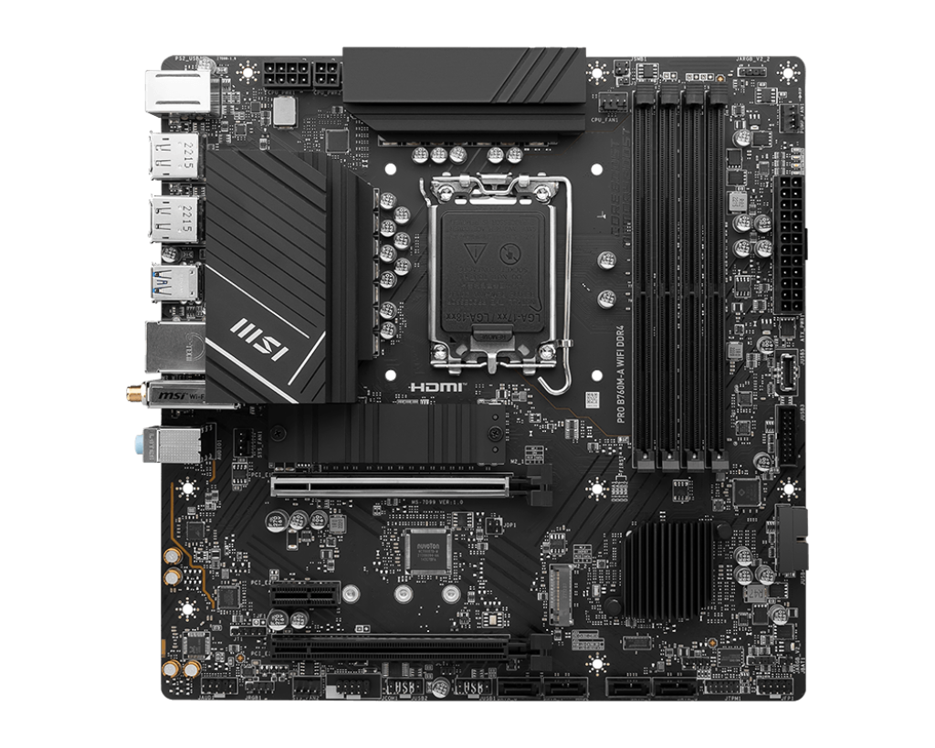 MSI B760M-A PRO WIFI DDR4 INTEL LGA1700 MOTHERBOARD