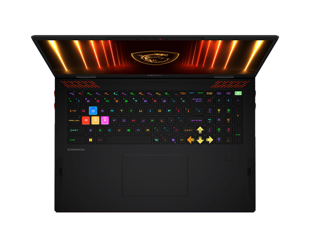 MSI Raider A18 HX A9WIG AMD Ryzen 9 9955HX3D Processor 64GB 2TB SSD NVIDIA GeForce RTX 5080 Laptop GPU, GDDR7 16GB 18" 16:10 UHD+ (3840x2400), MiniLED, 120Hz Windows11 Home Core Black 4 cell, 99.99Whr Titan Gaming Backpack 2 Year Warranty Term