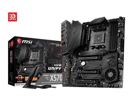 MSI MEG X570 UNIFY AMD AM4 MOTHERBOARD