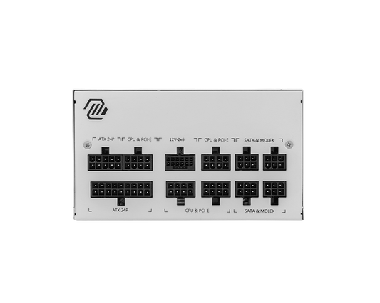 MSI MAG A850GL PCIE5 ATX 3.1 GOLD FULLY MODULAR SMPS WHITE