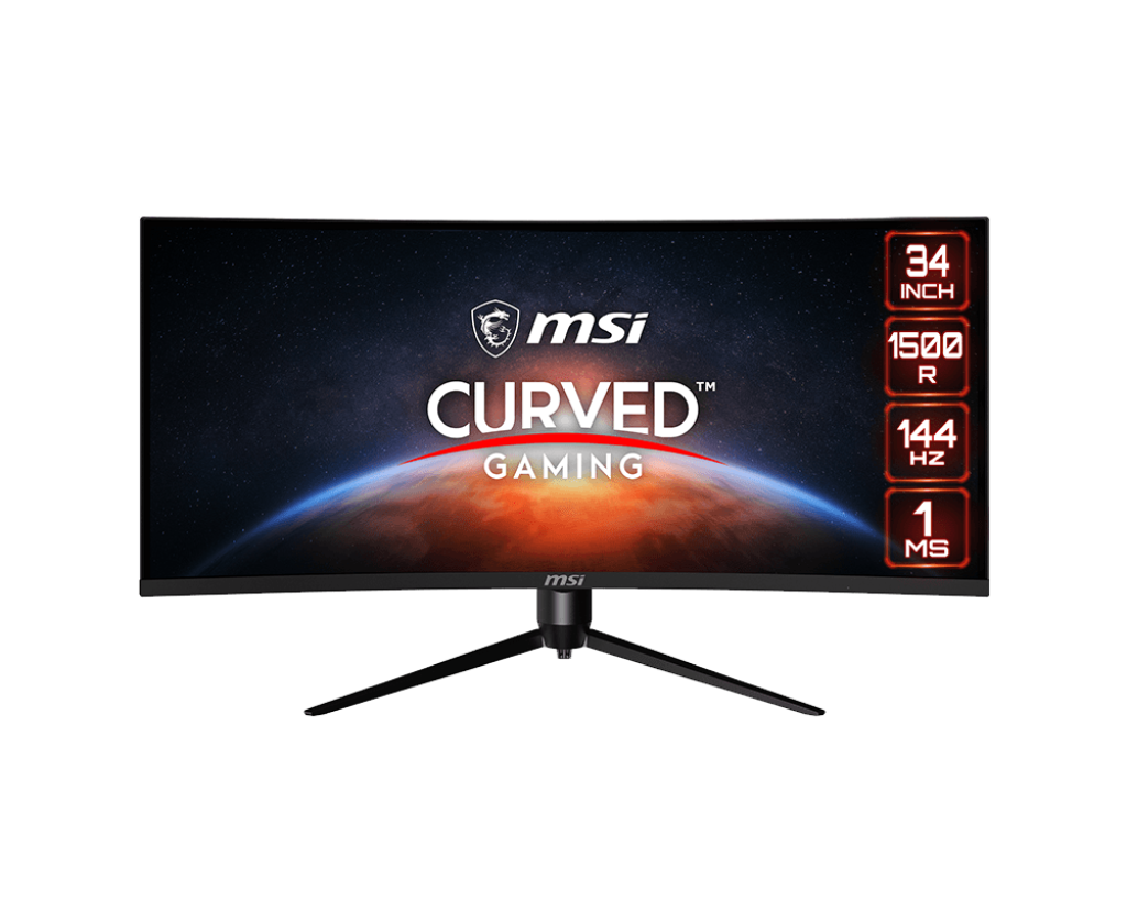 MSI OPTIX 34 INCH MAG342C UWQHD 100HZ CURVED GAMING MONITOR