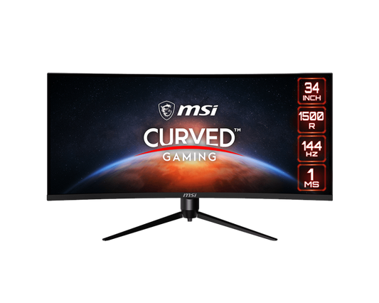 MSI OPTIX 34 INCH MAG342C UWQHD 100HZ CURVED GAMING MONITOR