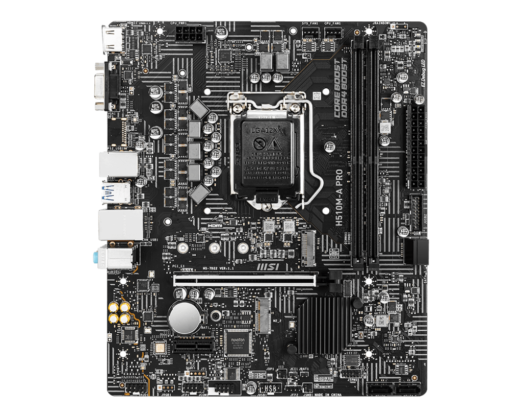 MSI H510M-A PRO MOTHERBOARD, MICRO-ATX