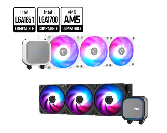 MSI MAG CORELIQUID A13 360 ARGB CPU LIQUID COOLER (WHITE)