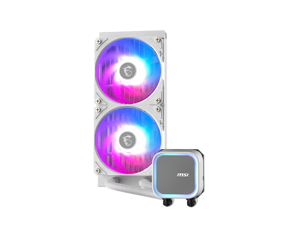 MSI MAG CORELIQUID A13 240 AIO CPU LIQUID COOLER - WHITE