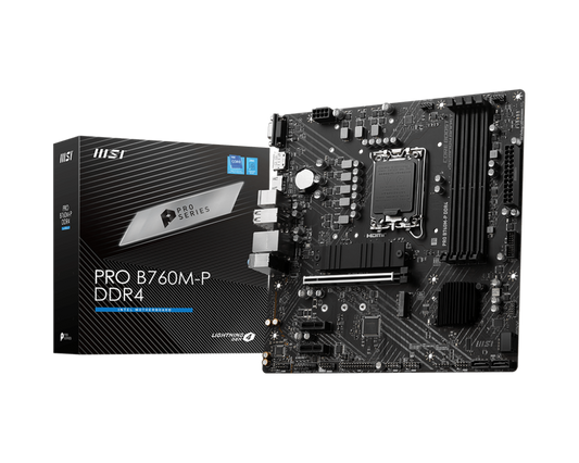 MSI B760M-P PRO DDR4 INTEL LGA1700 MOTHERBOARD