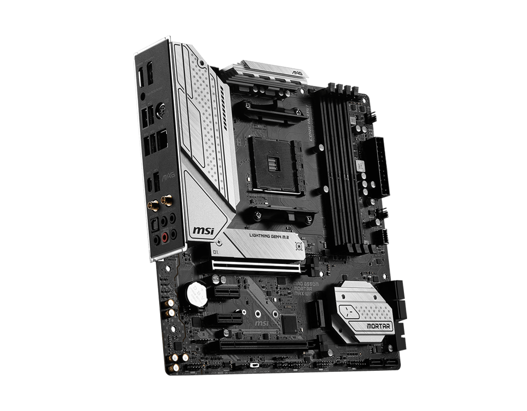 MSI MAG B550M MORTAR MAX WIFI AMD AM4 MOTHERBOARD