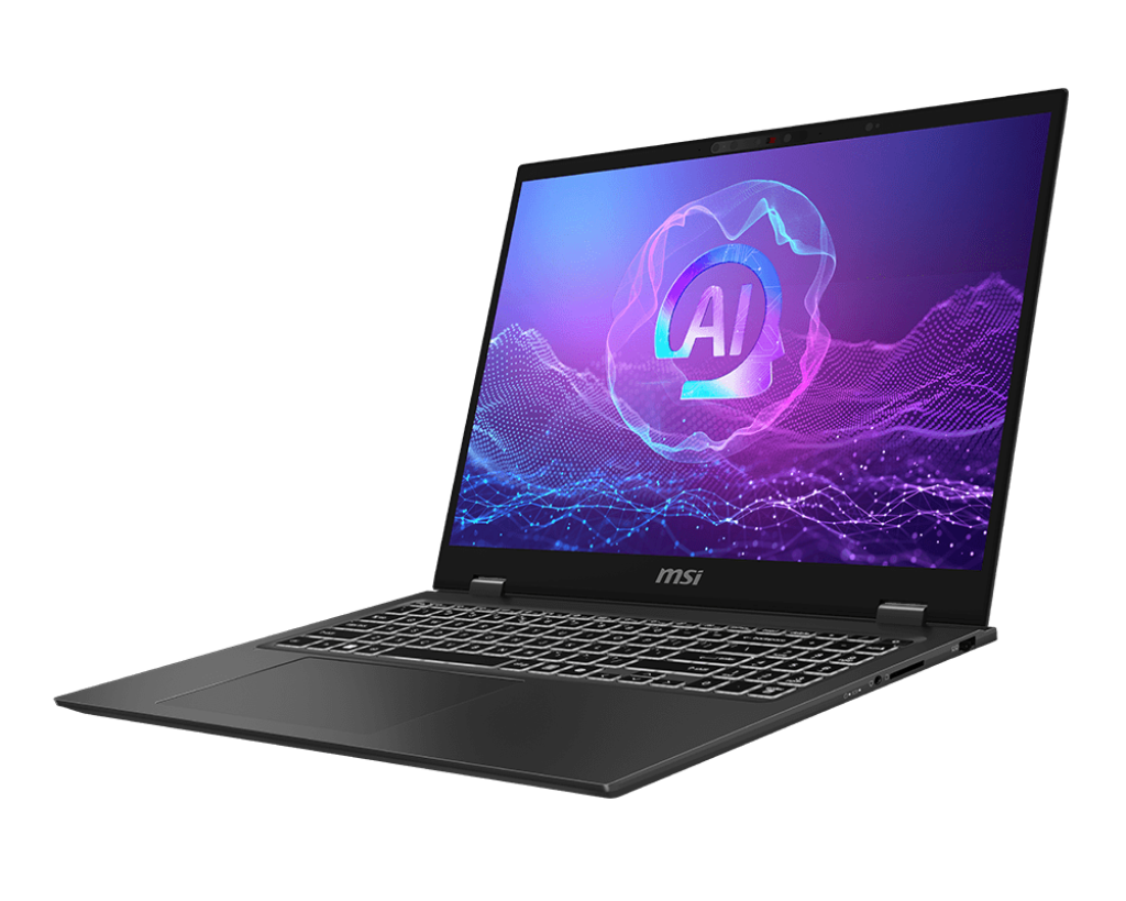 MSI Prestige 16 AI+Evo B2VMG-060IN Intel Core Ultra 7 258V Embedded 32GB LPDDR5x/1TB NVMe PCIe SSD / Intel Arc Graphics/Windows11 Home/Office Home2 Year Warranty Term