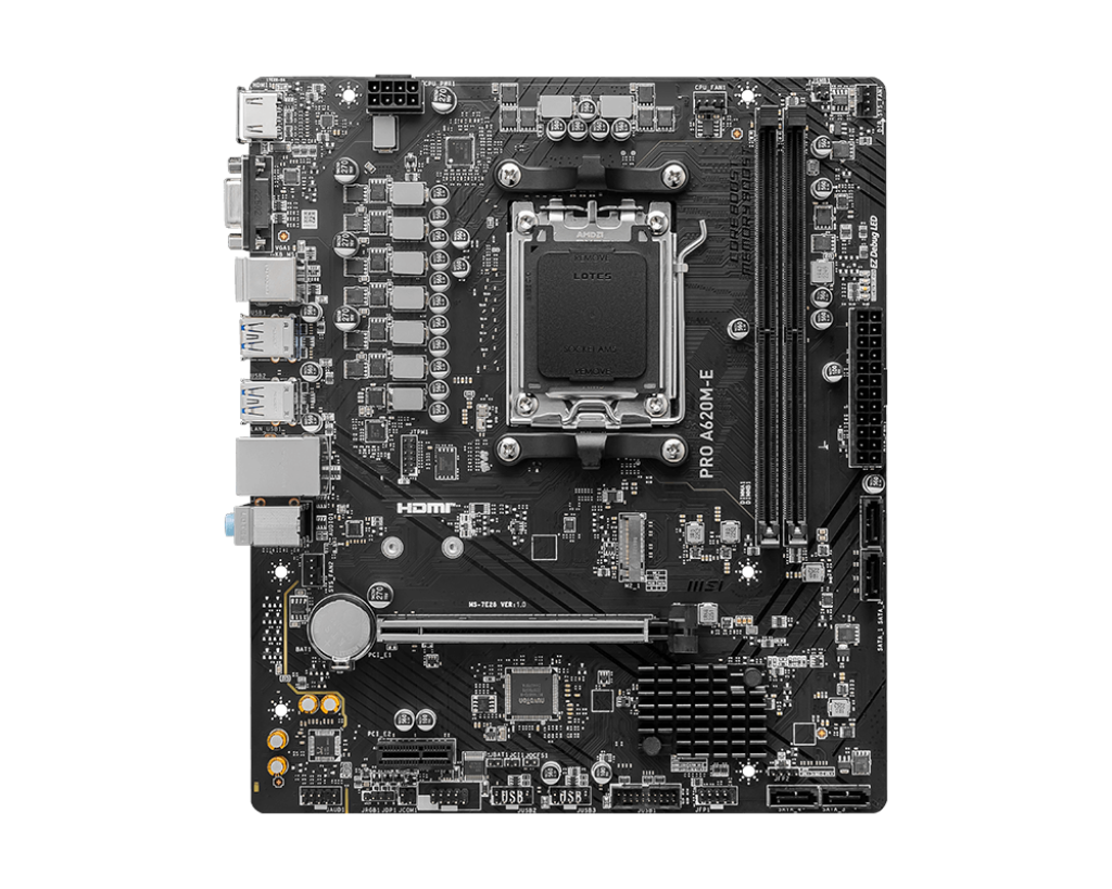 MSI A620M-E PRO AMD AM5 MOTHERBOARD