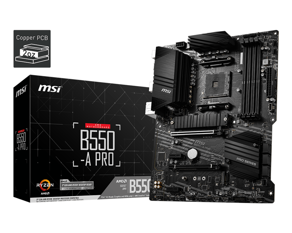MSI B550-A PRO AMD AM4 MOTHERBOARD