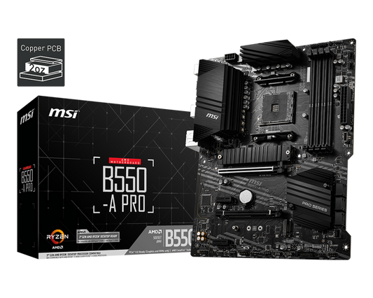 MSI B550-A PRO AMD AM4 MOTHERBOARD