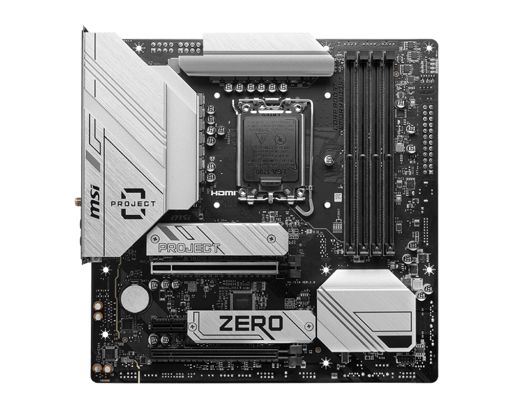 MSI B760M PROJECT ZERO MOTHERBOARD