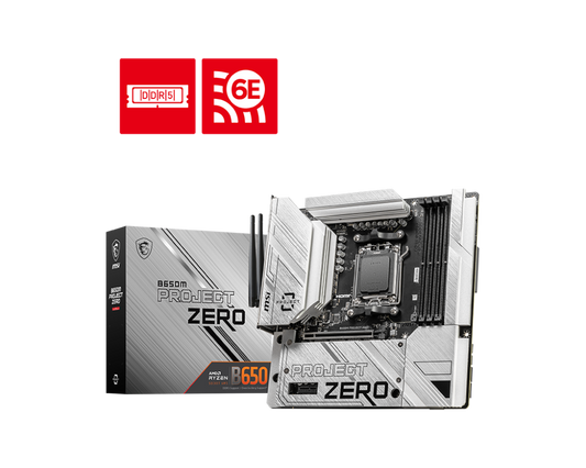 MSI B650M PROJECT ZERO MOTHERBOARD