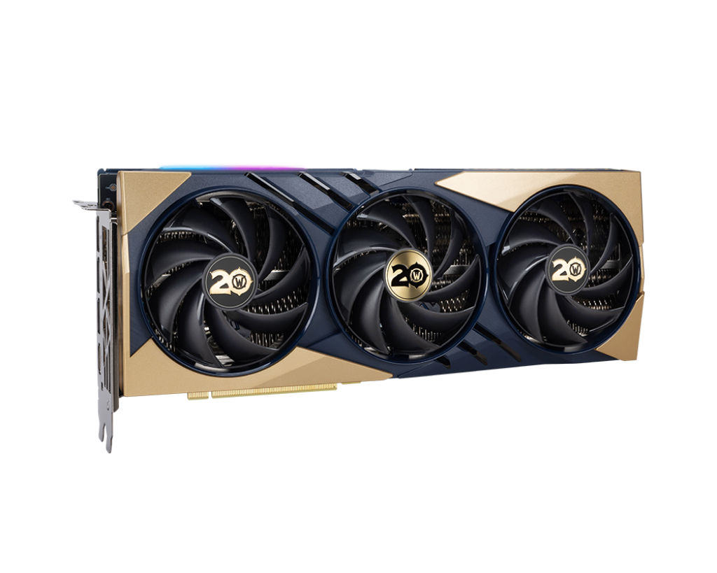 MSI RTX 4070 SUPER GAMING SLIM WORLD OF WARCRAFT EDITION 12GB GRAPHICS CARD